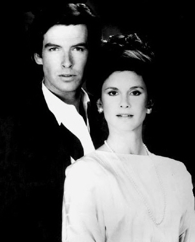 Pierce Brosnan and Stephanie Zimbalist